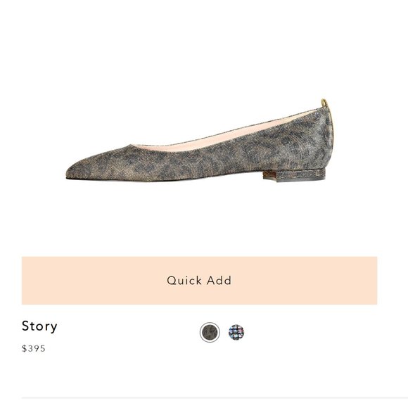 SJP Sarah Jessica Parker Women Story Leopard Print Shimmer Ballet Flats 35.5 5.5 - Picture 2 of 16